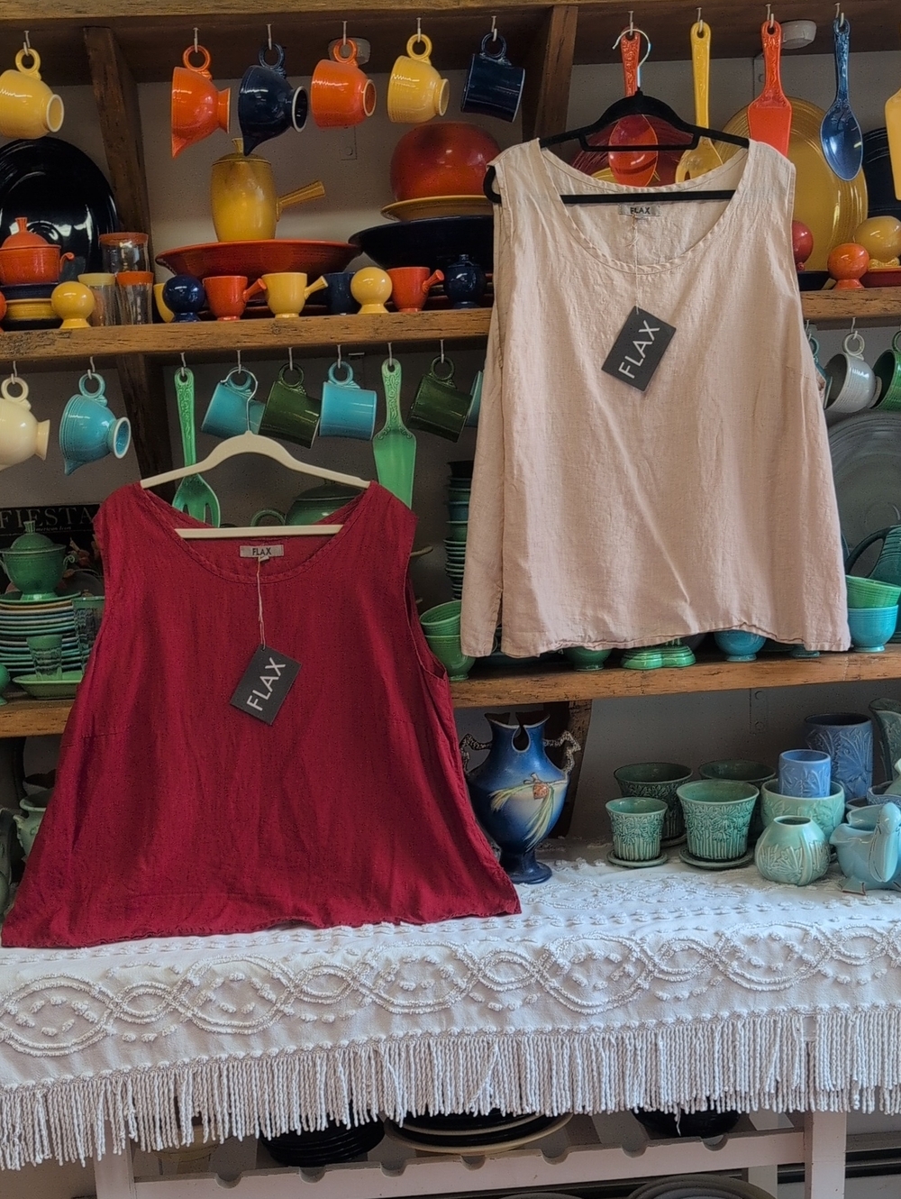 "2"NWTO"FLAX Linen Tank Tops